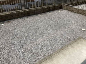 広めの専用庭があります