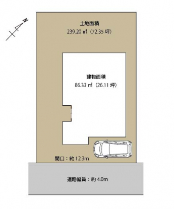 甲賀市水口町水口（古城が丘）中古戸建の画像
