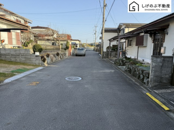 前面道路です。