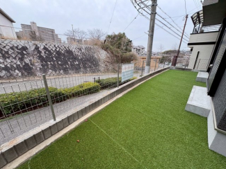 お庭が付いています