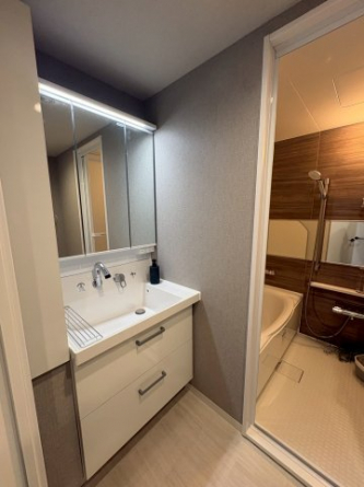 独立洗面化粧台付き