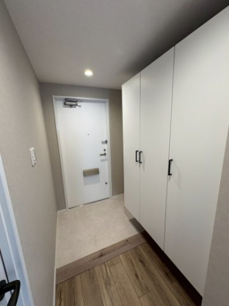 シンプルで使いやすい玄関です