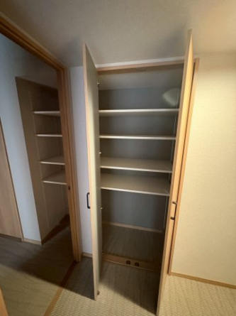 収納のためのスペースです