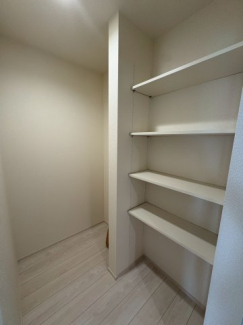 大きなスペースがあり、収納には困りません