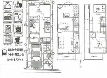 宝塚市末成町　新築戸建の画像