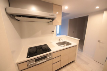 コンパクトなキッチンで掃除もラクラク