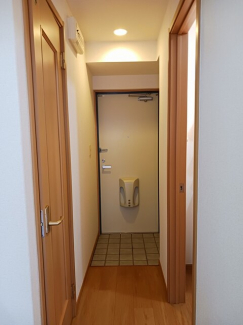 落ち着いた玄関です