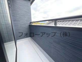 広々としたバルコニーです