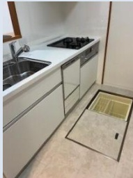 コンパクトなキッチンで掃除もラクラク