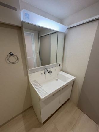 独立洗面化粧台が付いています