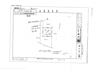 土地所在図地積測量図