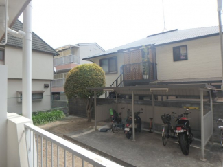 バルコニーからの景色です