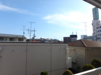 バルコニーからの景色です