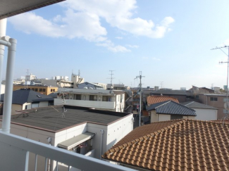 バルコニーからの景色です