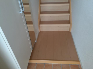 ゆったりとした玄関です