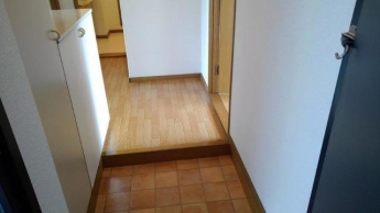 ゆったりとした玄関です