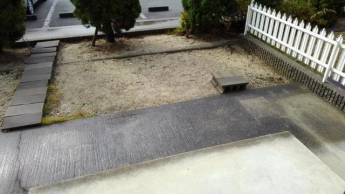 お庭で自由な時間を過ごせます