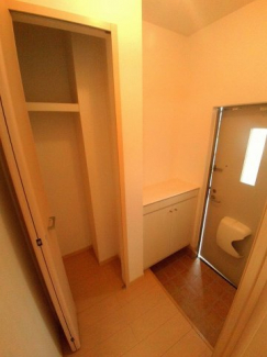 ゆったりとした玄関です