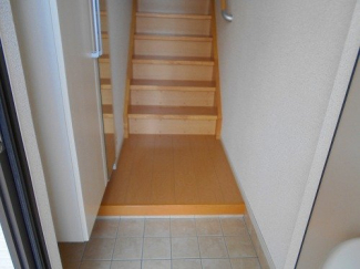 ゆったりとした玄関です