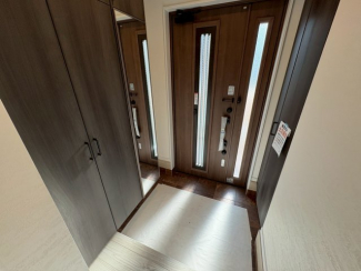 きれいな玄関です