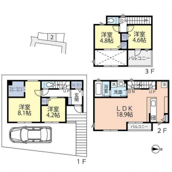 Ｈａｎａの家　須磨区千守町１丁目２号地　新築戸建の画像