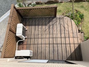 ウッドデッキ２