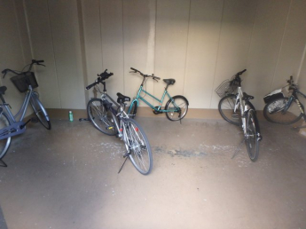 自転車置場です