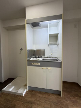 ガスコンロ・室内洗濯機置場