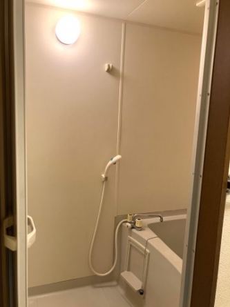 すっきりとしたシャワールームです