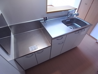 お好きなガスコンロが設置できますよ。