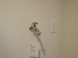 洗濯機置き場蛇口