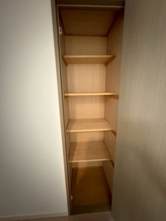 大きなスペースがあり、収納には困りません