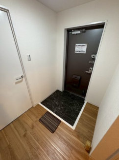 落ち着いた玄関です