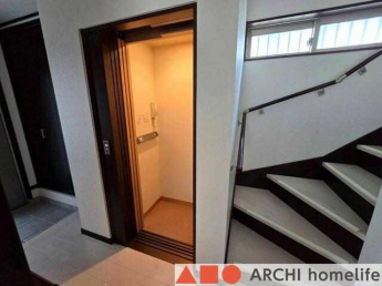 ホームエレベーターがあるので、1Fから3Fまでの移動も楽々で