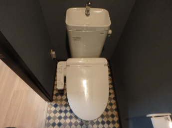 ゆったりとした空間のトイレです