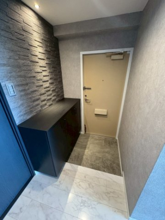 シンプルで使いやすい玄関です