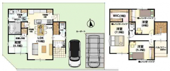 ４．５帖の和室はフルオープンの広々設計！ＬＤＫと繋げて使うこ