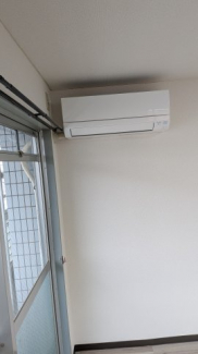 新品のエアコン