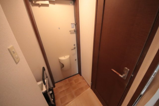 落ち着いた玄関です