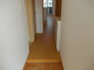 明るい玄関です