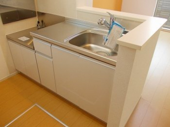 きれいなキッチンです