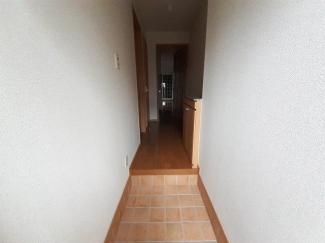 落ち着いた玄関です