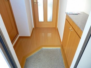 きれいな玄関です