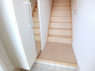 ゆったりとした玄関です