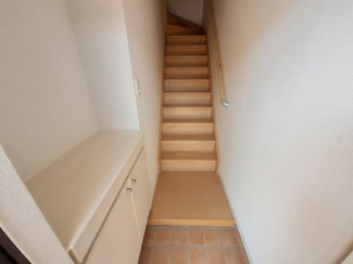 ゆったりとした玄関です