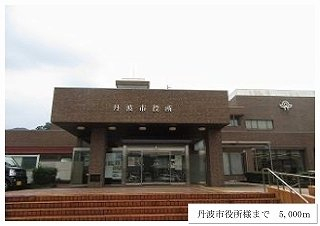 丹波市役所様まで5000m