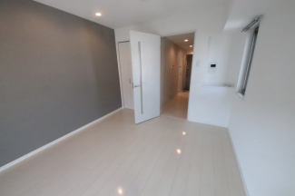 開放的な寝室です