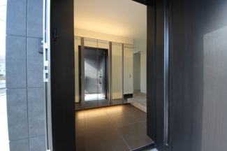 玄関ドア開放状態