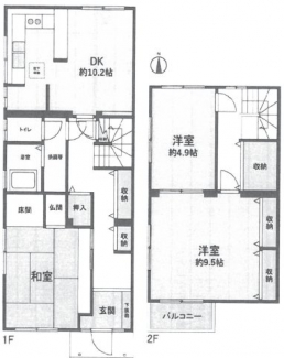 無駄のない効率的な間取り設計で、コンパクトながらも快適な居住空間を実現。生活動線が良く、日々の暮らしをスムーズにサポートします。