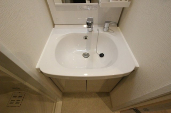 コンパクトで使いやすい洗面所